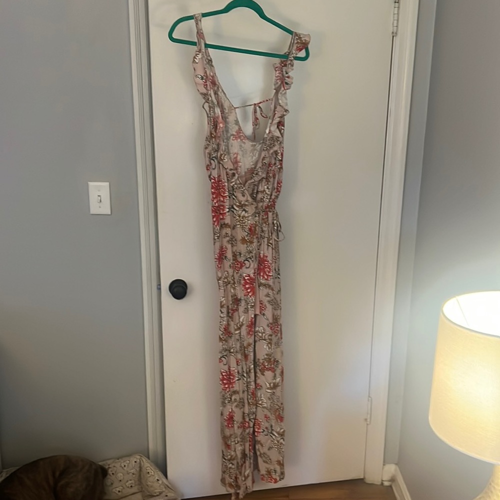 Wrap around maxi dress